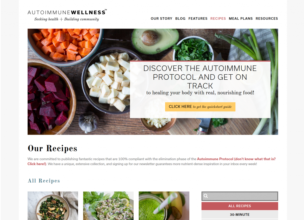 Autoimmune Wellness - Recipes